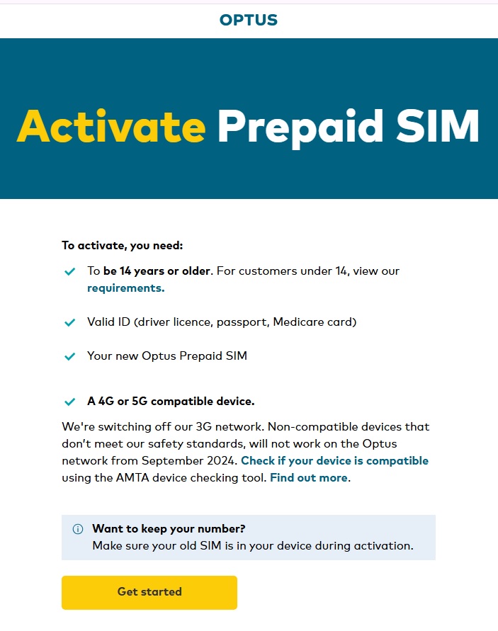 Activate Prepaid SIM