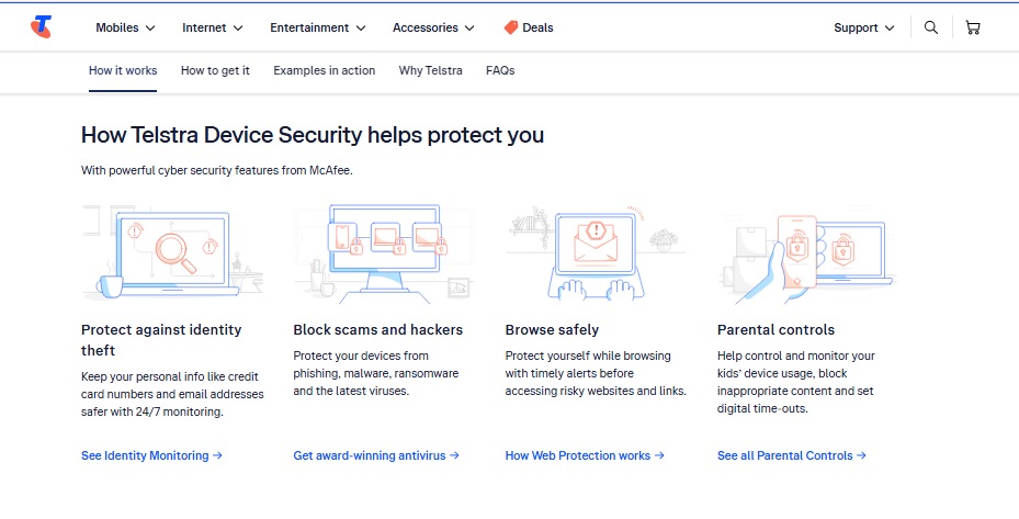 How Telstra Device Security helps protect you