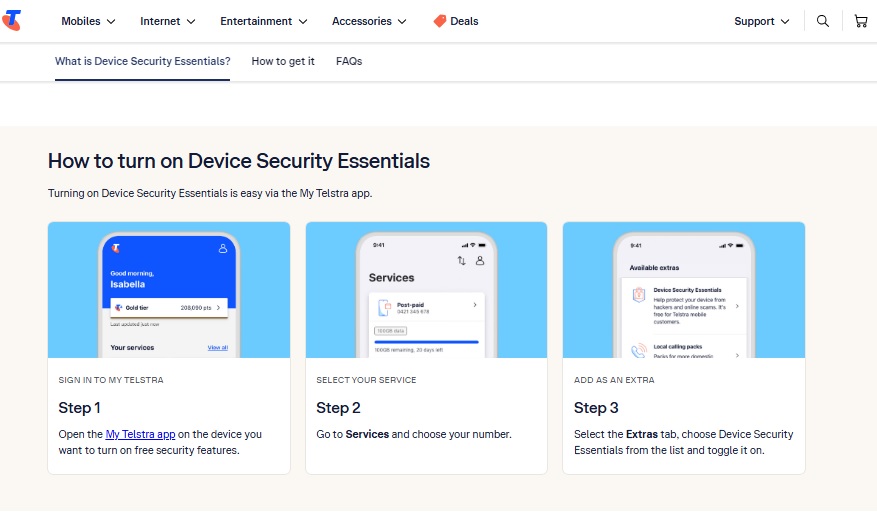 How to turn on Device Security Essentials