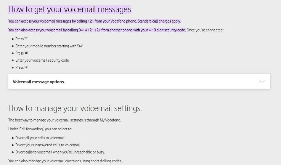 How to get your voicemail messages