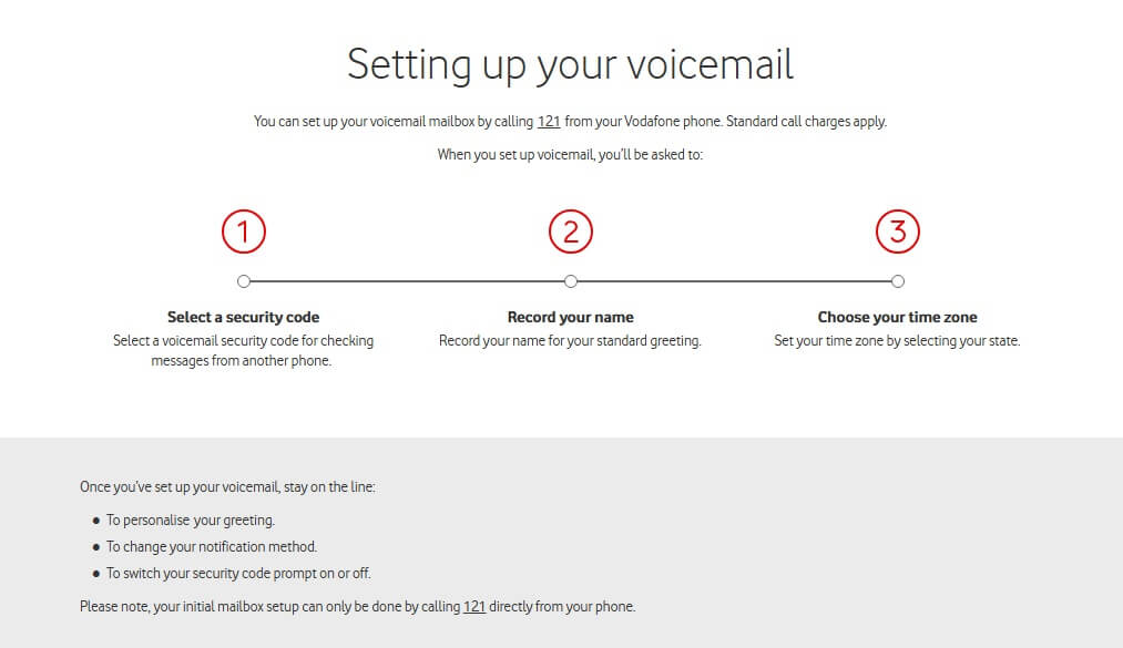 Setting up your voicemail